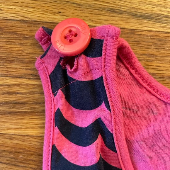 Tommy Girl Navy/Pink Fit & Flare Mini Dress with Open Back, Size M - Picture 4 of 6